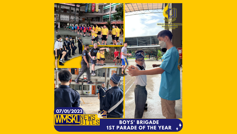 * Boys' Brigade 1st Parade of the Year