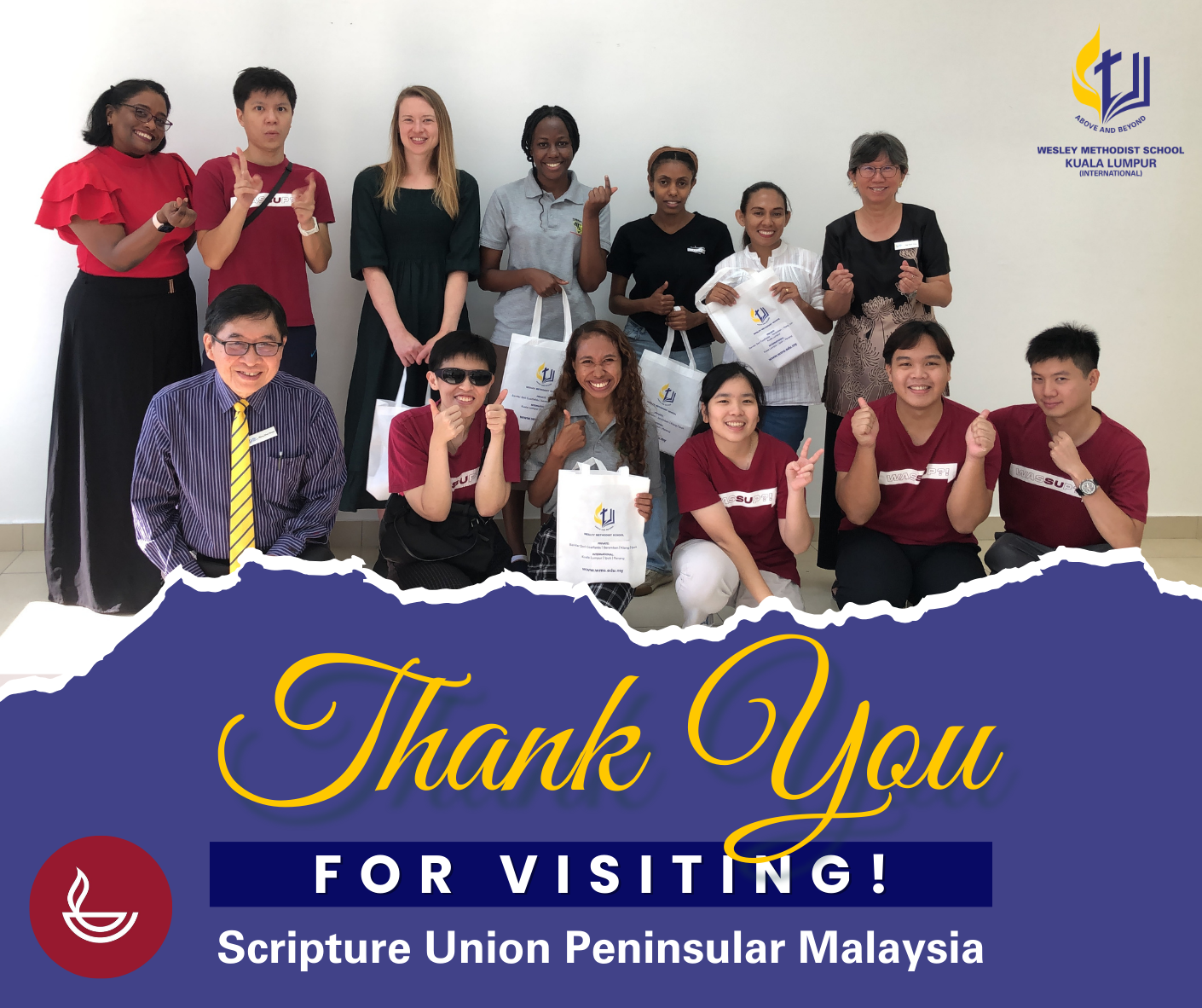 Visit from Scripture Union Peninsular Malaysia